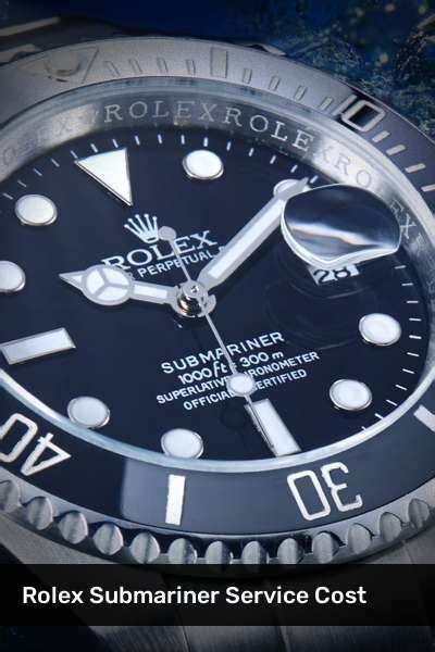 rolex submariner service cost uk|rolex servicing price list.